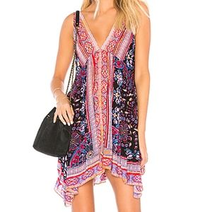 Free People Gypsy Trapeze Slip Dress Black